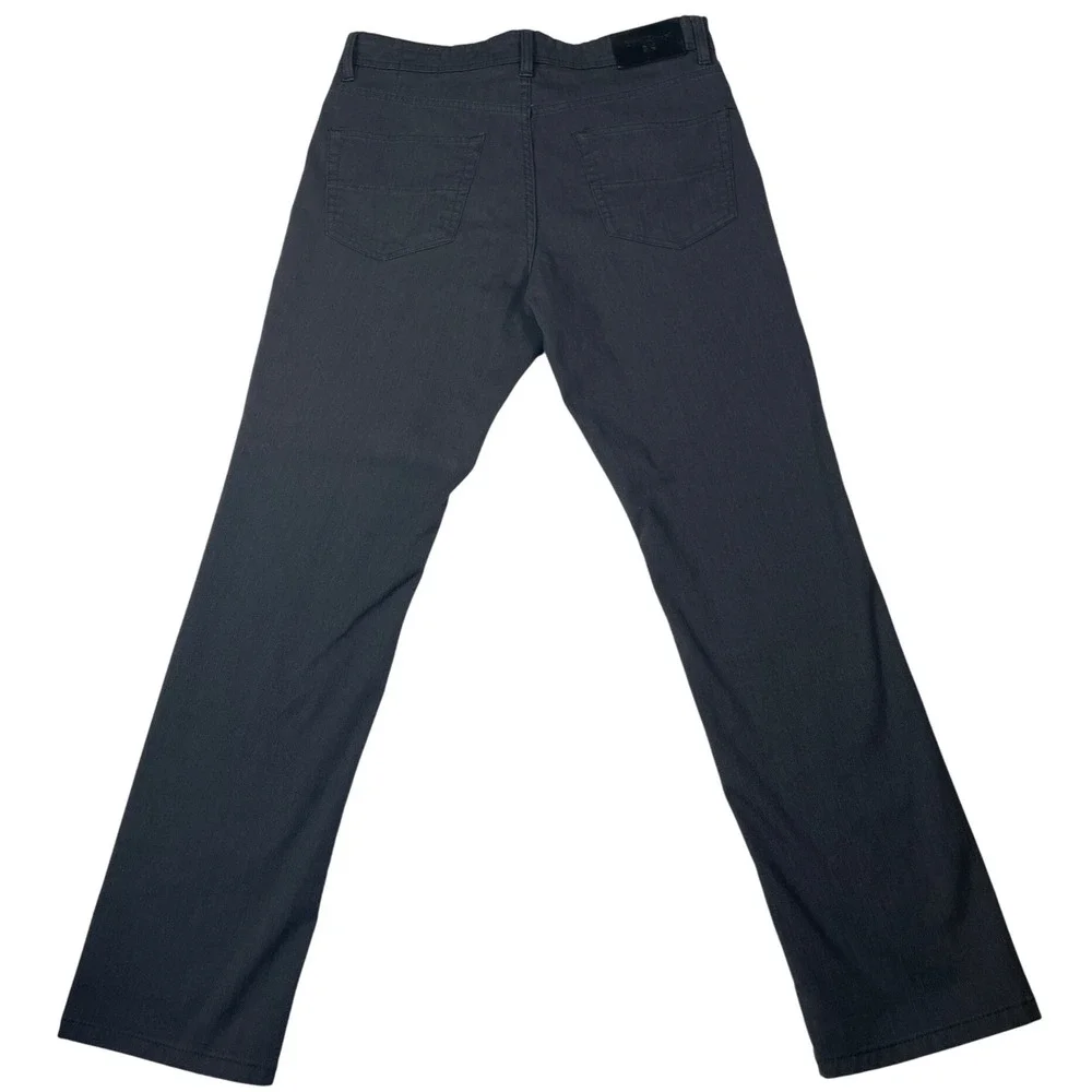 English Laundry Men's 32x32 Charcoal Stretch Denim Modern Straight‎ Premium Fit